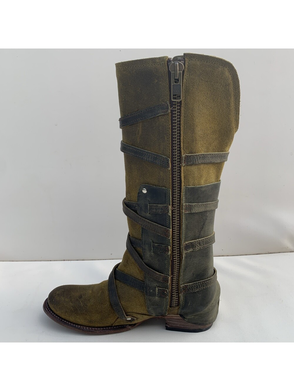 Freebird Rylie Sz 9 Boots Olive Green Tall - Picture 4 of 11